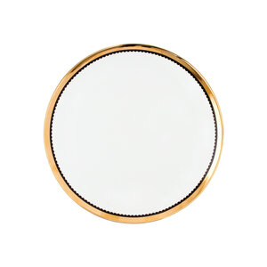 PORCEL  Assiette plate Ø 27 cm " Saturn Gold "