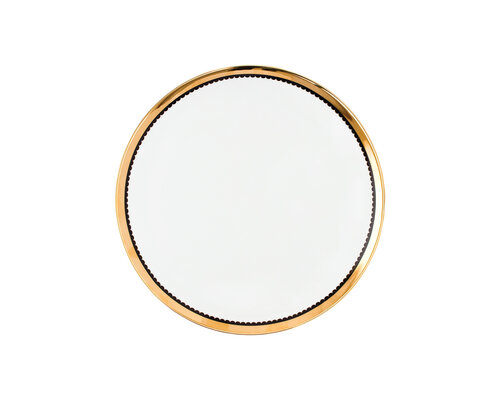 PORCEL  Assiette plate Ø 27 cm " Saturn Gold "