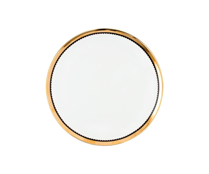 PORCEL  Plat bord Ø 27 cm  " Saturn Gold "