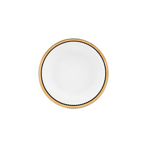 PORCEL  Diep bordje  Ø 19 cm  " Saturn Gold "