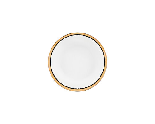 PORCEL  Diep bordje  Ø 19 cm  " Saturn Gold "