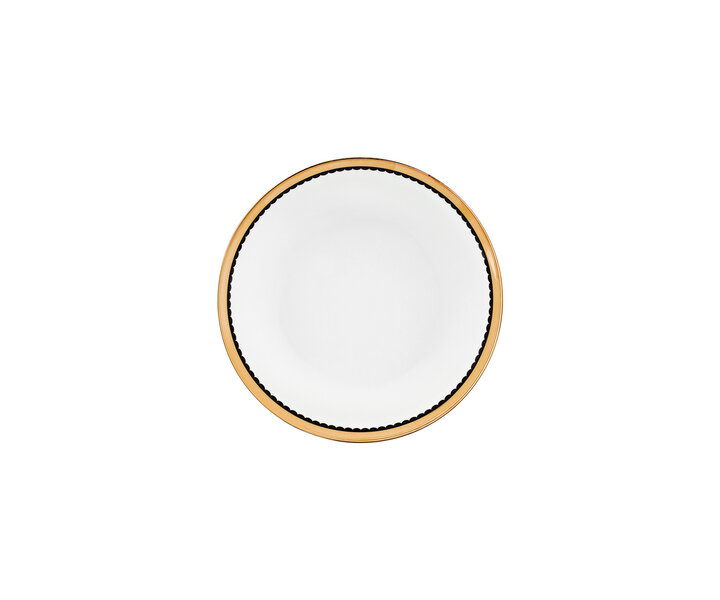 PORCEL  Assiette creuse Ø 19 cm " Saturn Gold "