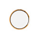 PORCEL  Flat  plate Ø 21 cm " Saturn Gold "