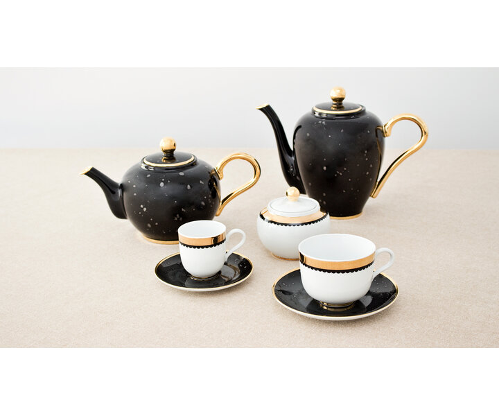 PORCEL  Plat ovale  32 x 21 cm " Saturn Gold "