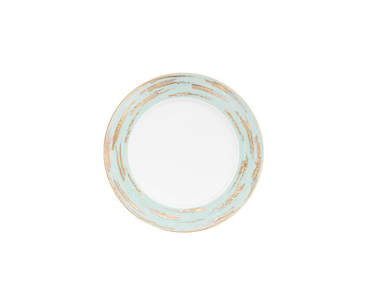 PORCEL  Assiette  plate  Ø 21 cm " Louise Lotus"