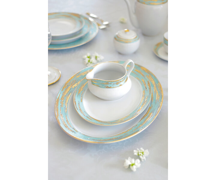 PORCEL  Ensemble tasse 11 cl avec soucoupe " Louise Lotus"