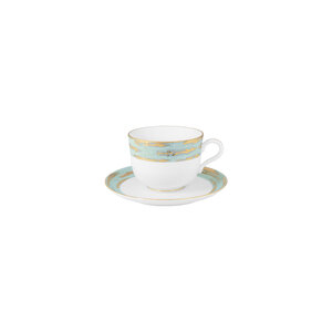 PORCEL  Ensemble tasse 11 cl avec soucoupe " Louise Lotus"