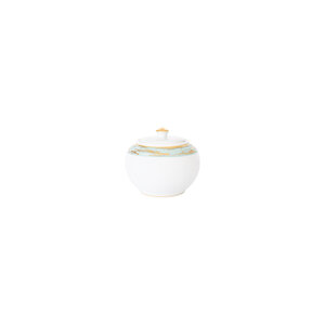 PORCEL  Sugar box 29 cl with lid " Louise Lotus "
