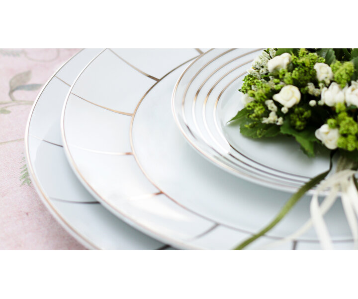 PORCEL  Assiette creuse gourmet Ø  31cm " Excentric "