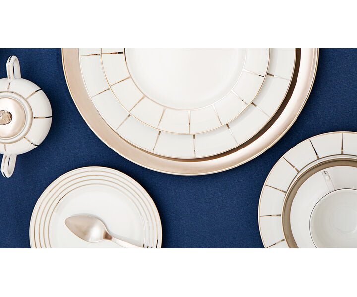 PORCEL  Deep gourmet plate Ø  31 cm " Excentric "