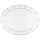 PORCEL  Plat ovale 39 x 30 cm " Excentric "