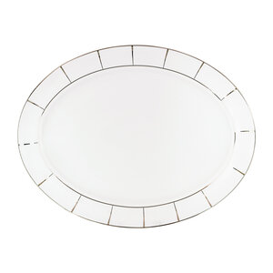 PORCEL  Plat ovale 35 x 26 cm " Excentric "