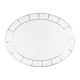 PORCEL  Plat ovale 35 x 26 cm " Excentric "