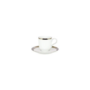 PORCEL  Cup  with saucer 11 cl  " Excentric "