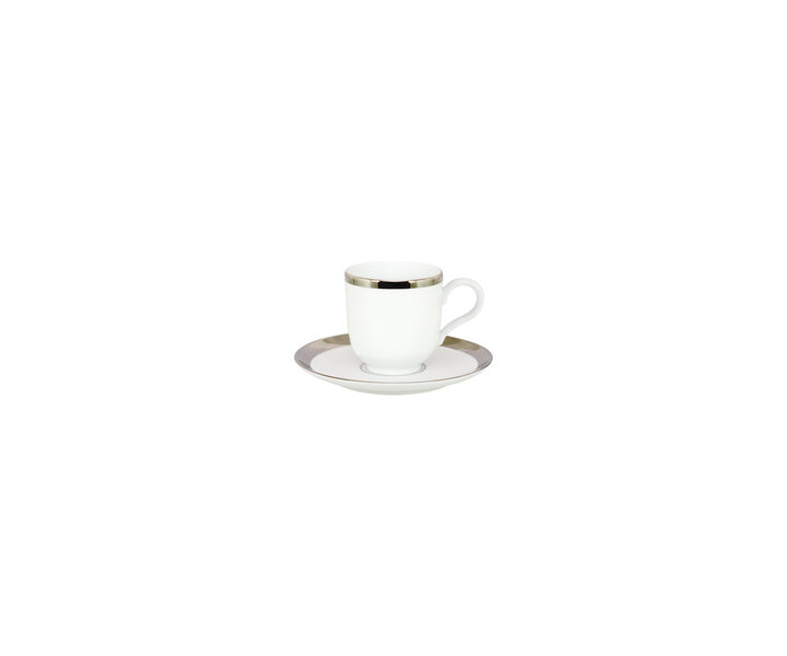 PORCEL  Cup  with saucer 11 cl  " Excentric "