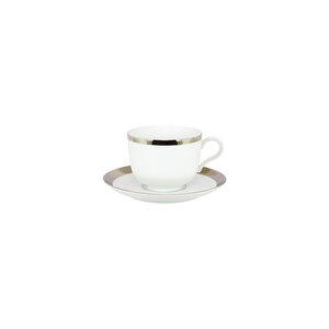 PORCEL  Cup 28 cl with saucer   " Excentric "