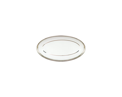 PORCEL  Oval pickle dish 20 x 11 cm " Excentric "
