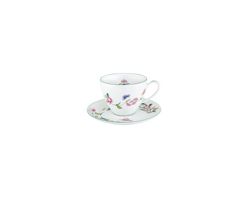 PORCEL  Ensemble tasse 26 cl avec soucoupe " Florence "