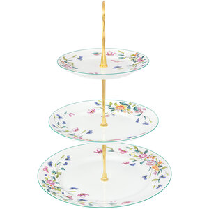 PORCEL  Présentoir à patisserie à 3 niveaux " Florence "