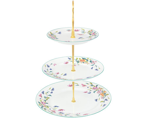 PORCEL  Pastry stand 3 tiers   " Florence  "