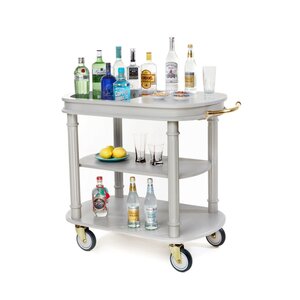 M&T Chariot de service finition couleur blanche