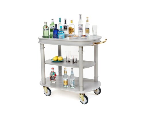 M&T Serving trolley off-white finish
