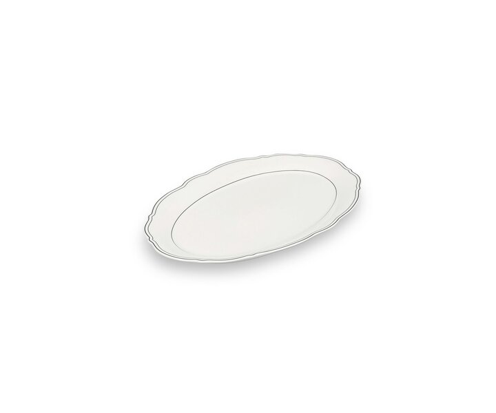 Plat ovale  - assiette ovale 31,5 x 20,5 cm  " Odette Bistro "