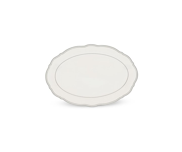 Plat ovale  - assiette ovale 31,5 x 20,5 cm  " Odette Bistro "