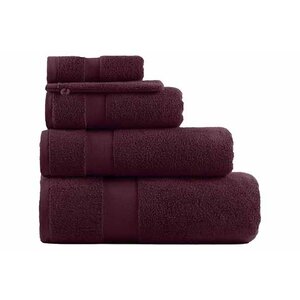 M&T Serviette d'invité  50 x 30  cm " Burgundy " ensemble de 4 serviettes