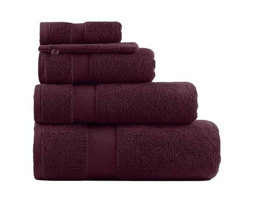 M&T Serviette d'invité  50 x 30  cm " Burgundy " ensemble de 4 serviettes