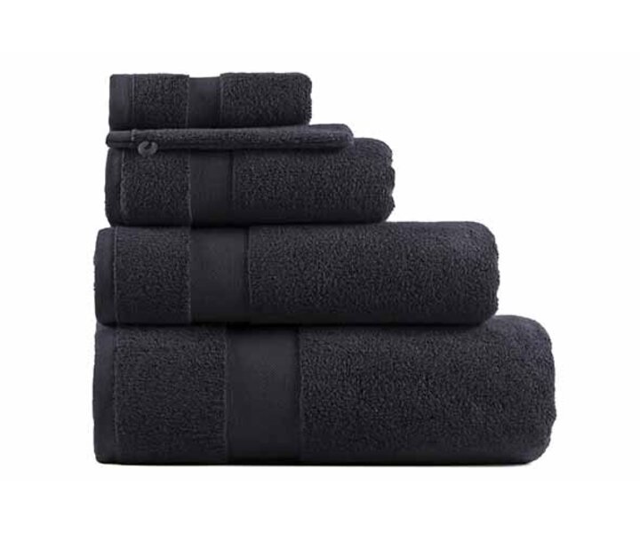 M&T Guest towel  50 x 30 cm " Antracite "   set with 4 towels