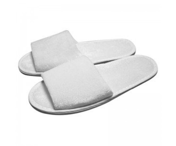 M&T Slippers  met open teen doos met 100 paar