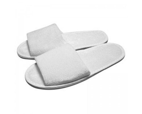 M&T Slippers with open toe 4 boxes with 100 pairs  = 400 pair for 40,00 €= 0,10 € /per pair.