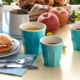 Goblet  29,5 cl  blue stackable melamine