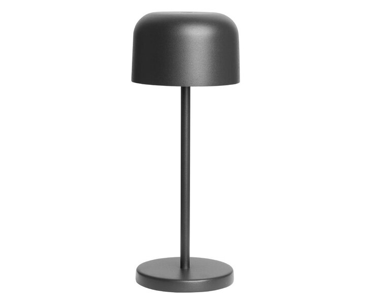 M&T Table lamp rechargable  "  IBIZA " black height 20 cm