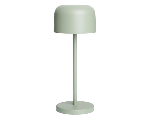 M&T Lampe de table rechargable " IBIZA  "  couleur verte hauteur 20 cm