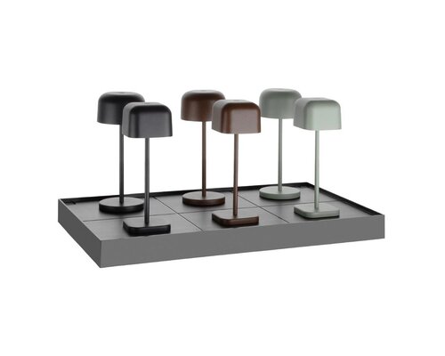 M&T Charging base designed to charge up to six IBIZA table lamps simultaneously