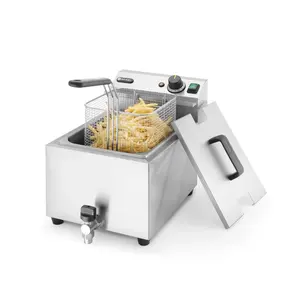 HENDI Profi Line fryer with drain tap – 8 L