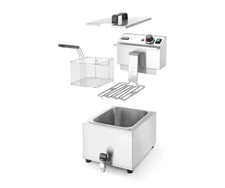 HENDI Profi Line fryer with drain tap – 8 L