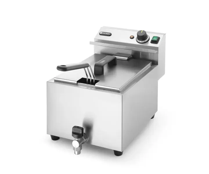 HENDI Friteuse Profi Line avec robinet de vidange – 8 L