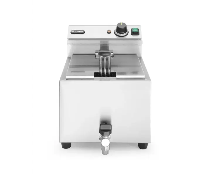 HENDI Friteuse Profi Line avec robinet de vidange – 8 L