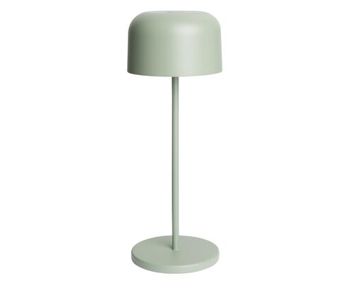 M&T Table lamp rechargable  "  IBIZA " mint green height 30 cm