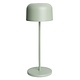 M&T Lampe de table rechargable " IBIZA  "  couleur verte hauteur 30 cm