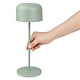 M&T Lampe de table rechargable " IBIZA  "  couleur verte hauteur 30 cm