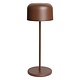 M&T Table lamp rechargable  "  IBIZA " brown height 30 cm