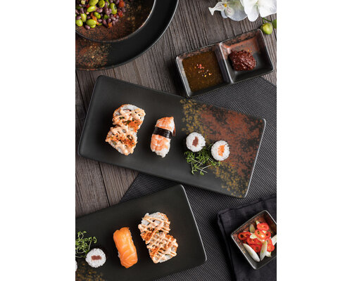 UTOPIA  Assiette rectangulaire 26 x13 cm " Oxy "