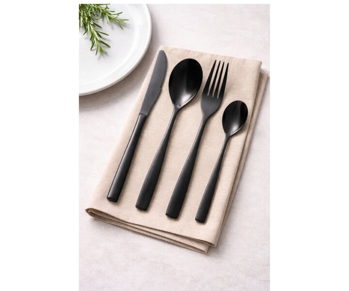 COMAS  Couteau de table PVD coating noir Barcelona