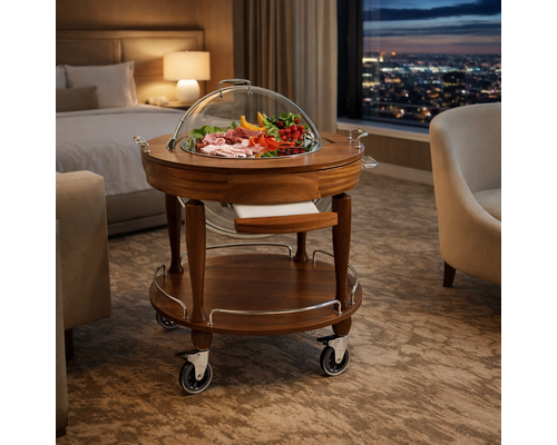 ZEPé PARIS Ronde serveerwagen met Kaas TOP (niet gekoeld)