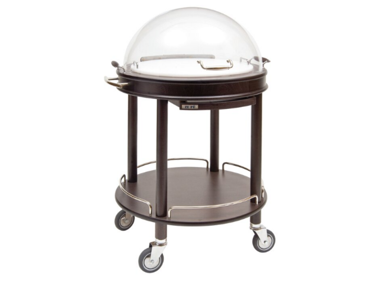ZEPé ROMA Ronde serveerwagen met dessert Top (gekoeld)