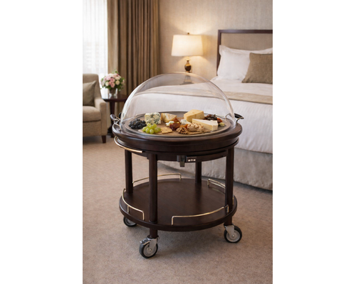 ZEPé ROMA ROUND service trolley with cheese Top (not chilled)